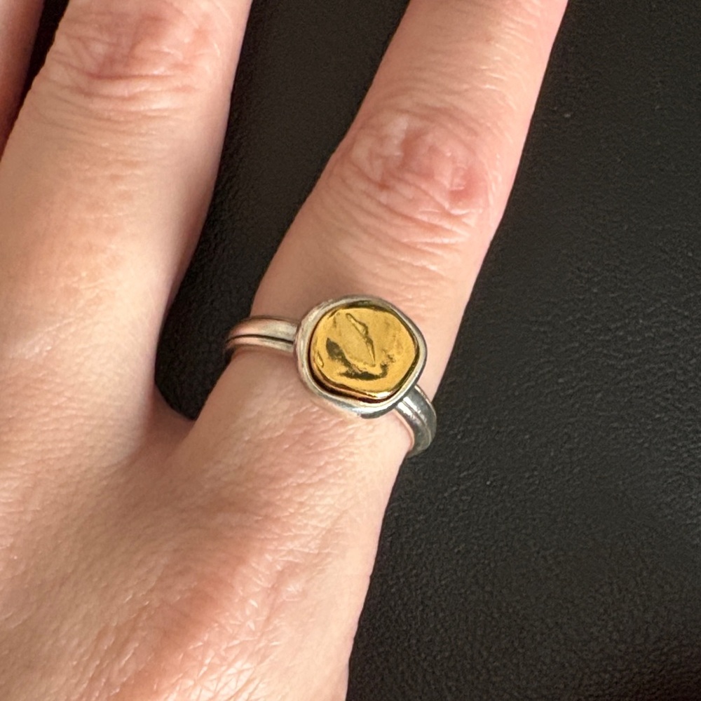 Brighton Gold and Silver Women's Ring